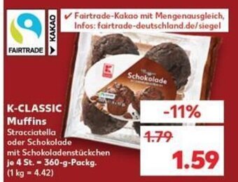 Kaufland K-CLASSIC Muffins tilbud