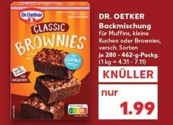 Kaufland DR. OETKER Backmischung tilbud