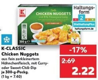 Kaufland DE K-CLASSIC Chicken Nuggets tilbud