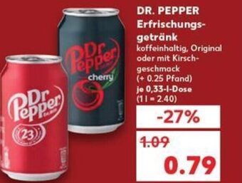 DR. PEPPER Erfrischungs-getränk