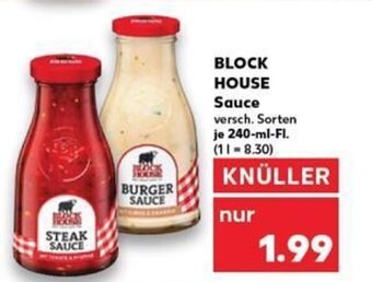 Kaufland DE BLOCK HOUSE Sauce tilbud