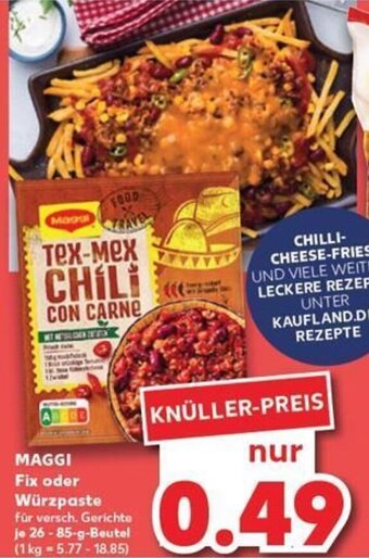 Kaufland DE MAGGI Fix oder Würzpaste tilbud