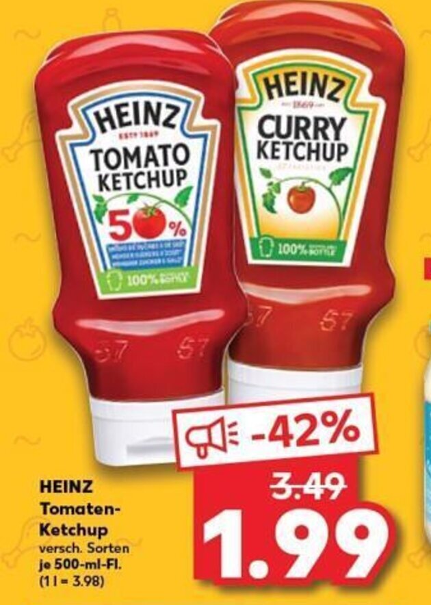 HEINZ TomatenKetchup tilbud hos Kaufland