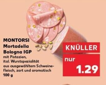 Kaufland MONTORSI Mortadella Bologna IGP tilbud