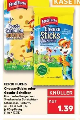 FERDI FUCHS Cheese-Sticks oder Gouda-Scheiben