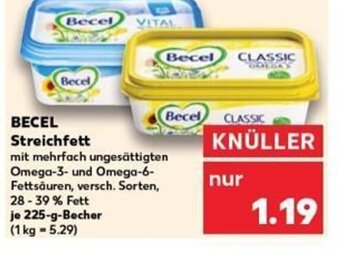 Kaufland DE BECEL Streichfett tilbud