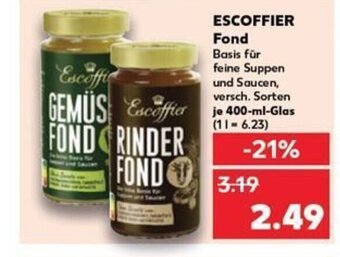 Kaufland ESCOFFIER Fond tilbud