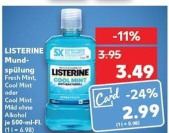 Kaufland LISTERINE Mund- spülung tilbud