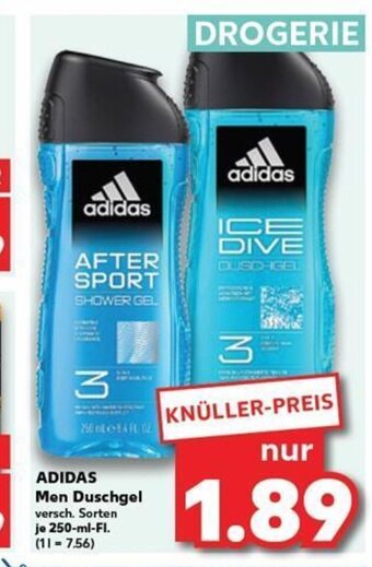 Kaufland DE ADIDAS Men Duschgel tilbud