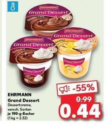 Kaufland DE EHRMANN Grand Dessert tilbud