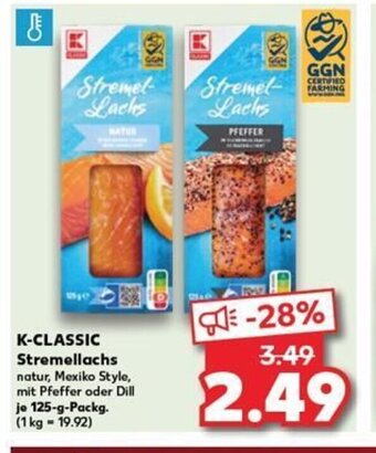 Kaufland K-CLASSIC Stremellachs tilbud