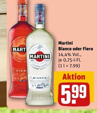 REWE DE Martini Bianco oder Fiero tilbud