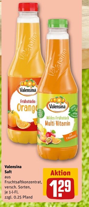 REWE DE Valensina Saft tilbud