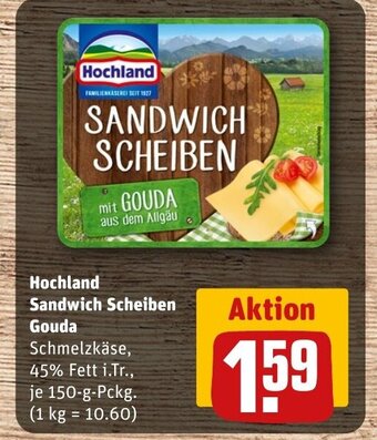 Hochland Sandwich Scheiben Gouda