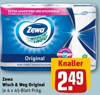 REWE DE Zewa Wisch & Weg Original tilbud