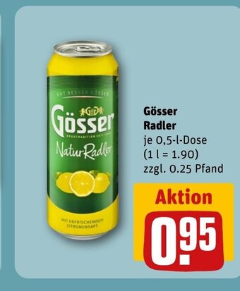 REWE DE Gösser Radler tilbud