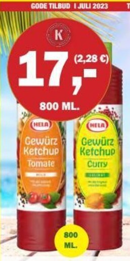 Købmandsgården Hela Ketchup tilbud