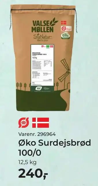 Dagrofa Food Service Øko Surdejsbrød 100/0 tilbud