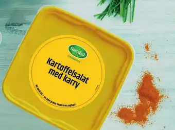 Kartoffelsalat m/karry