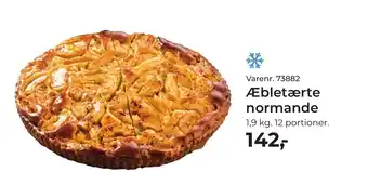 Æbletærte normande