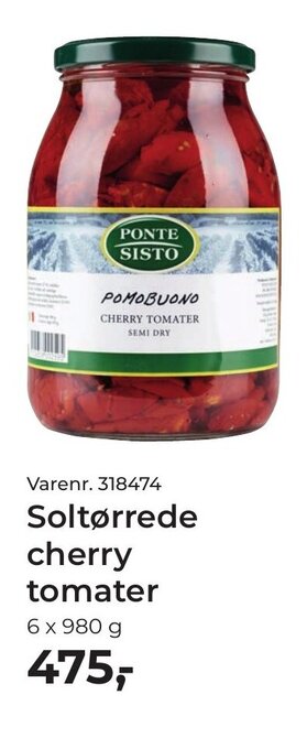 Soltørrede cherry tomater
