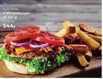 Dagrofa Food Service Kyllingeburger rå 120 g tilbud