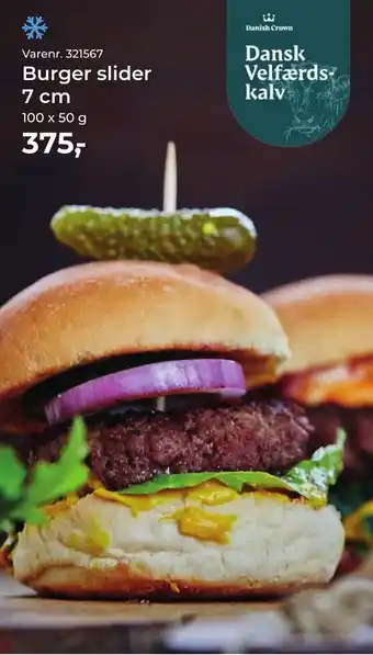 Dagrofa Food Service Burger slider 7 cm tilbud