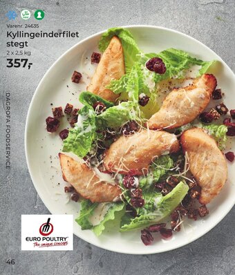 Dagrofa Food Service Kyllingeinderfilet stegt tilbud