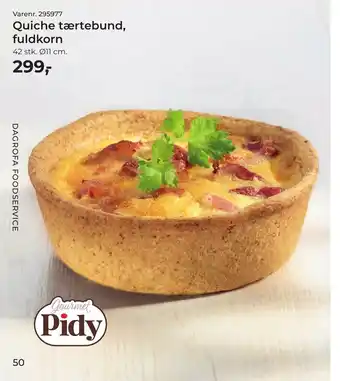 Quiche tærtebund, fuldkorn