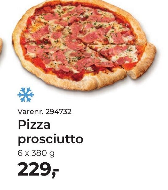 Pizza prosciutto tilbud hos Dagrofa Food Service