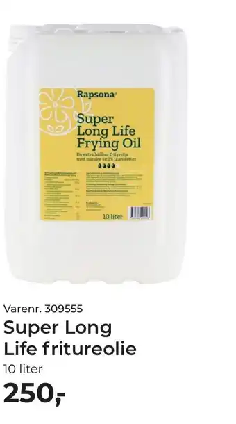 Super Long Life fritureolie