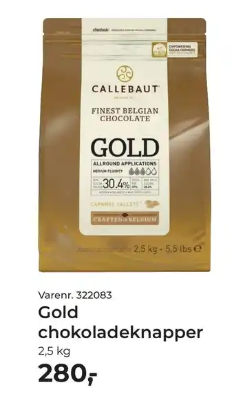 Dagrofa Food Service Gold chokoladeknapper tilbud