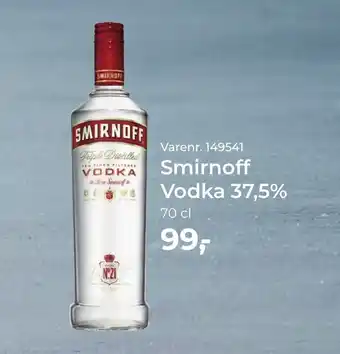 Dagrofa Food Service Smirnoff Vodka 37,5% tilbud