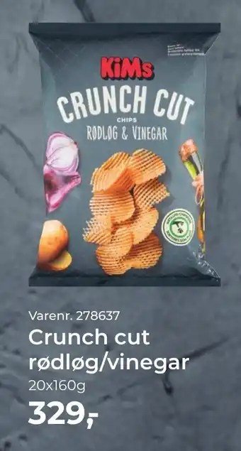 Crunch cut rødløg/vinegar