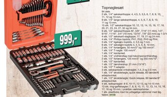 Harald Nyborg Topnøglesæt tilbud