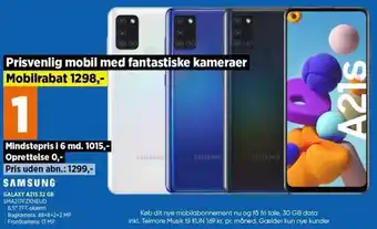 Samsung Galaxy A21S 32GB SMA217FZKNEUD