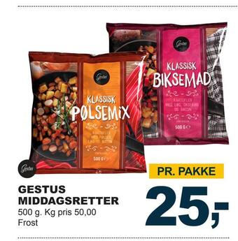 Gestus middagsretter