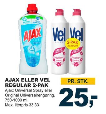 Let-Køb Ajax eller vel regular 2-pak tilbud