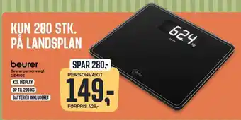 Skousen Beurer personvægt gs410s tilbud