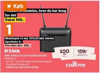 Power D-link router tilbud