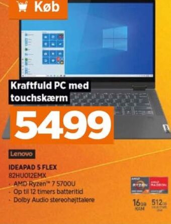 Power Lenovo bærbar pc tilbud