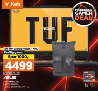 Power Asus bærbar pc tilbud