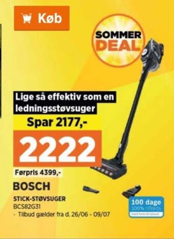 Power Bosch støvsuger tilbud