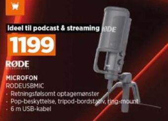 Power Røde microphones mikrofon tilbud