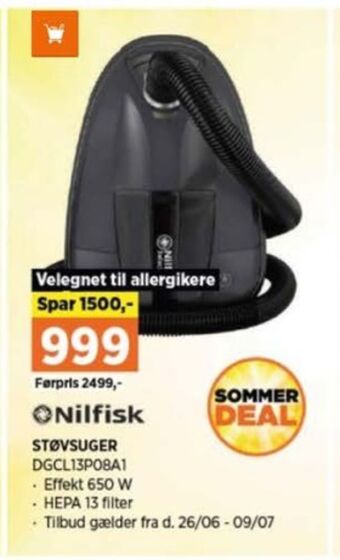 Power Nilfisk støvsuger tilbud