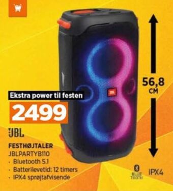 Power Jbl højttaler tilbud