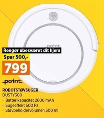 Power Point Robotstøvsuger tilbud