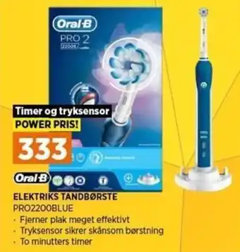 Power Oral-B Elektriks Tandbørste tilbud