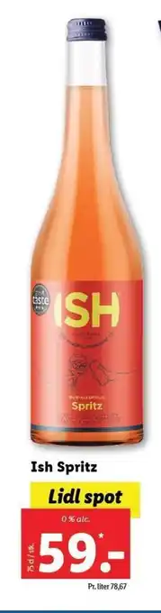 Lidl Ish Spritz tilbud