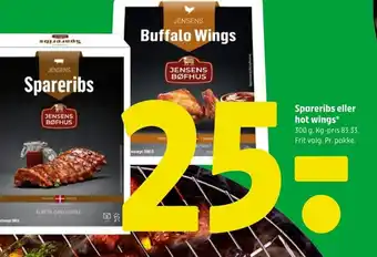 Coop 365 Spareribs eller hot wings tilbud